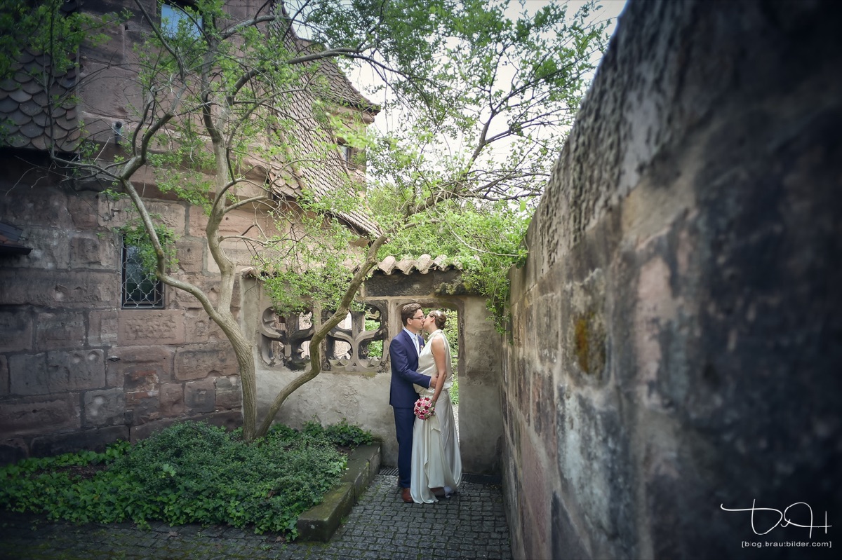 Brautbilder im Burggarten N&uuml;rnberg